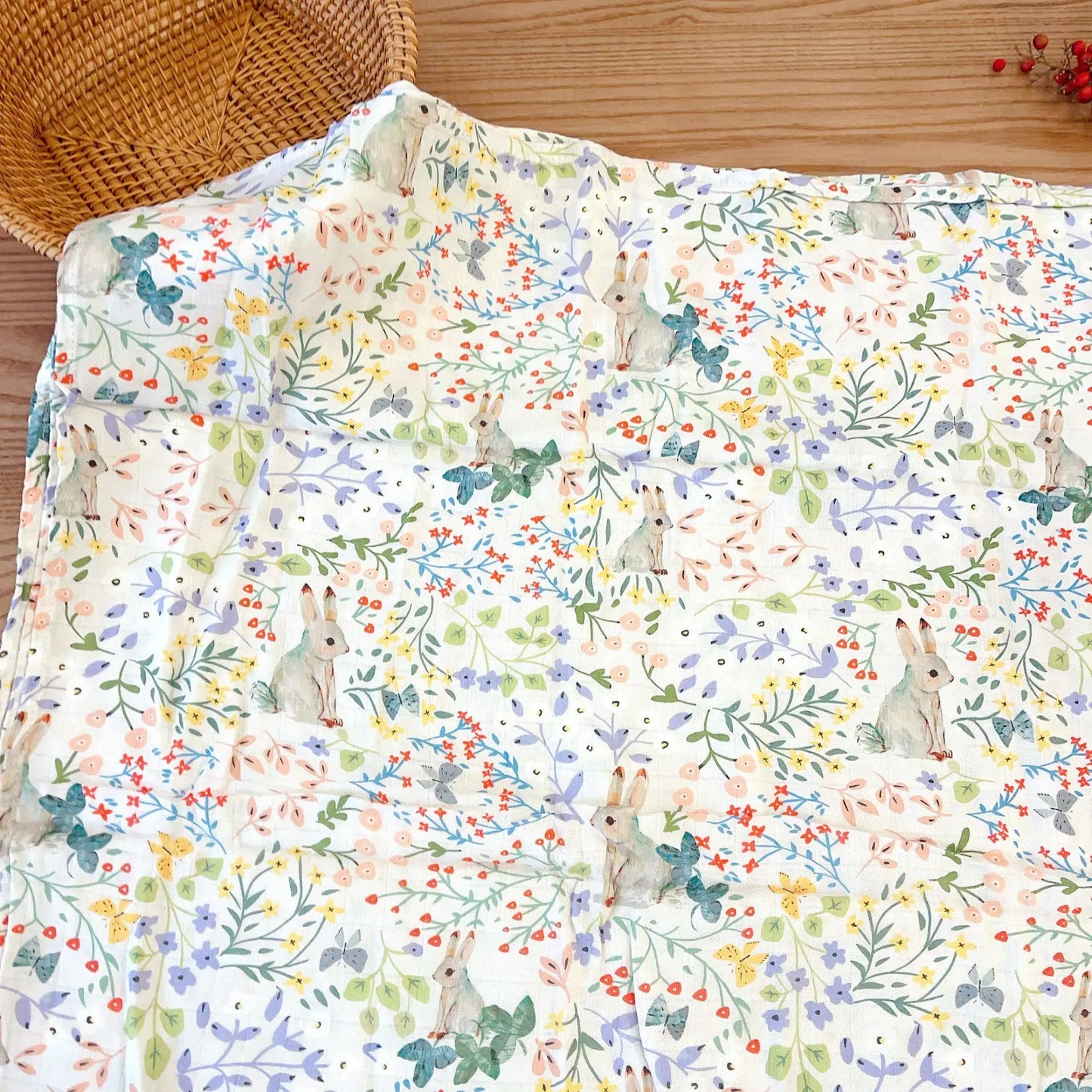 Extra Large Meadow Bamboo Muslin