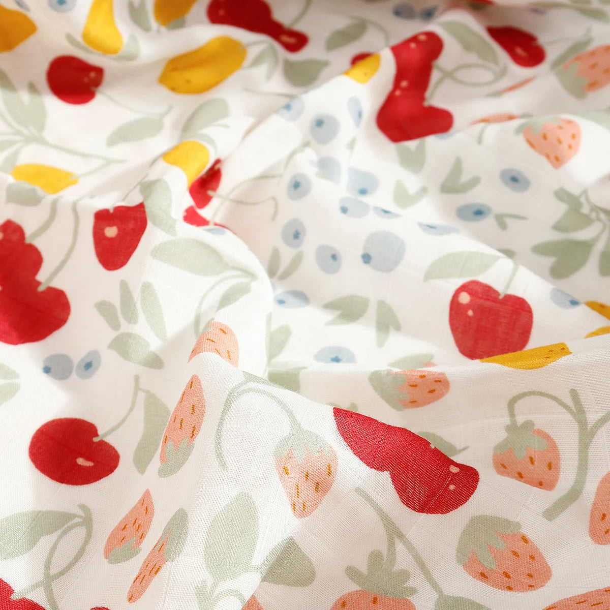 Extra Large Fruity Bamboo Muslin