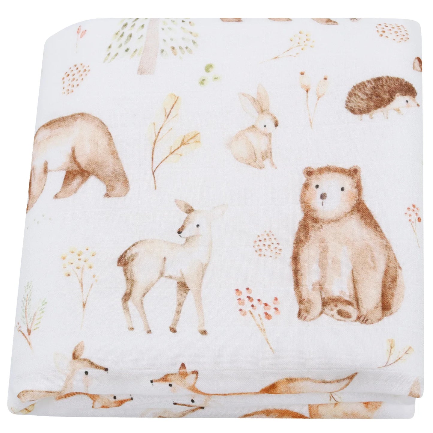 Extra Large Woodland Bamboo Muslin