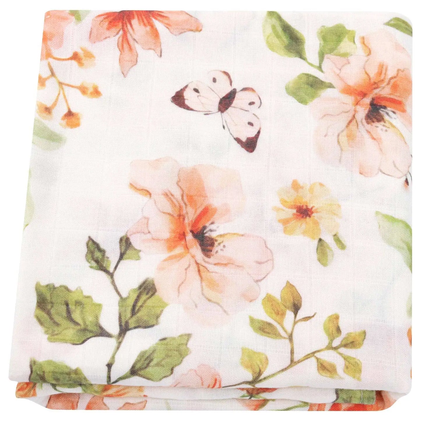 Extra Large Rose Bamboo Muslin