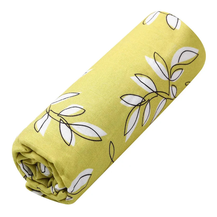 Extra Large Leaf Bamboo Muslin