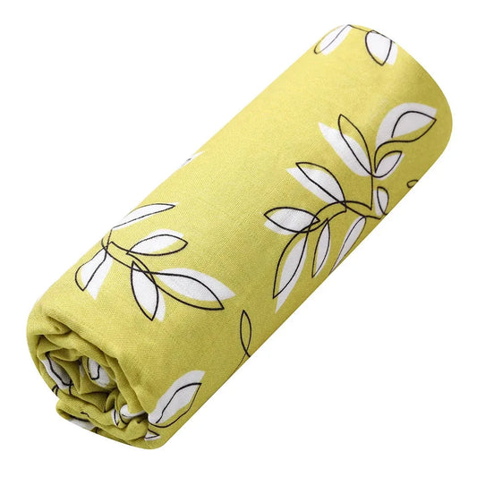 Extra Large Leaf Bamboo Muslin