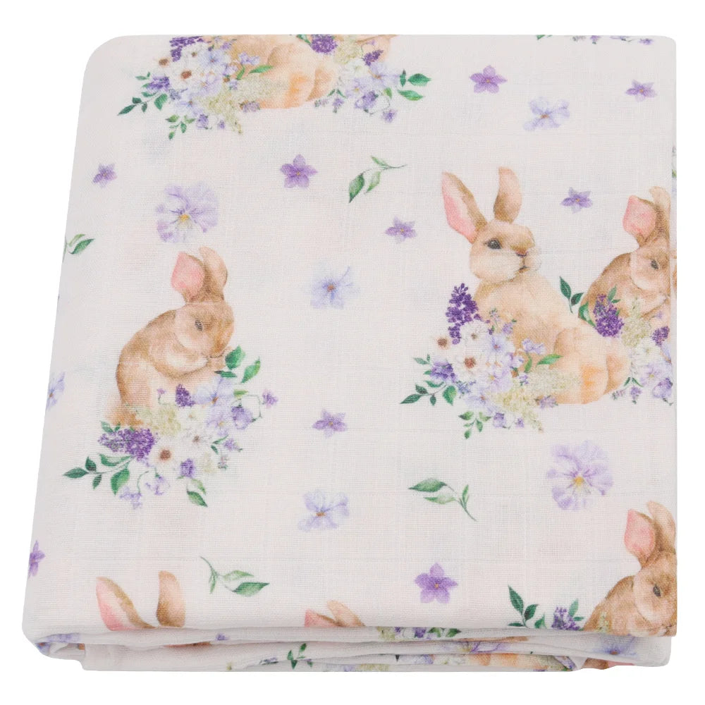 Extra Large Rabbit Bamboo Muslin