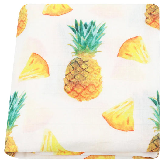 Extra Large Pineapple Bamboo Muslin