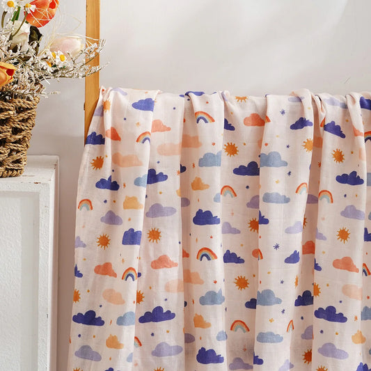 Extra Large Cloud Bamboo Muslin