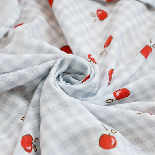Extra Large Apple Bamboo Muslin