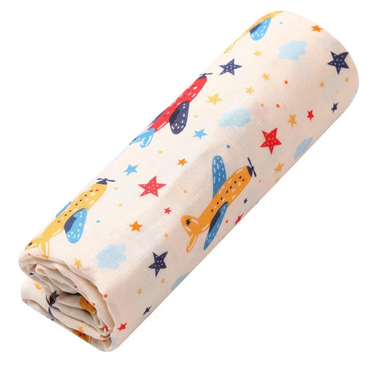 Extra Large Airplane Bamboo Muslin