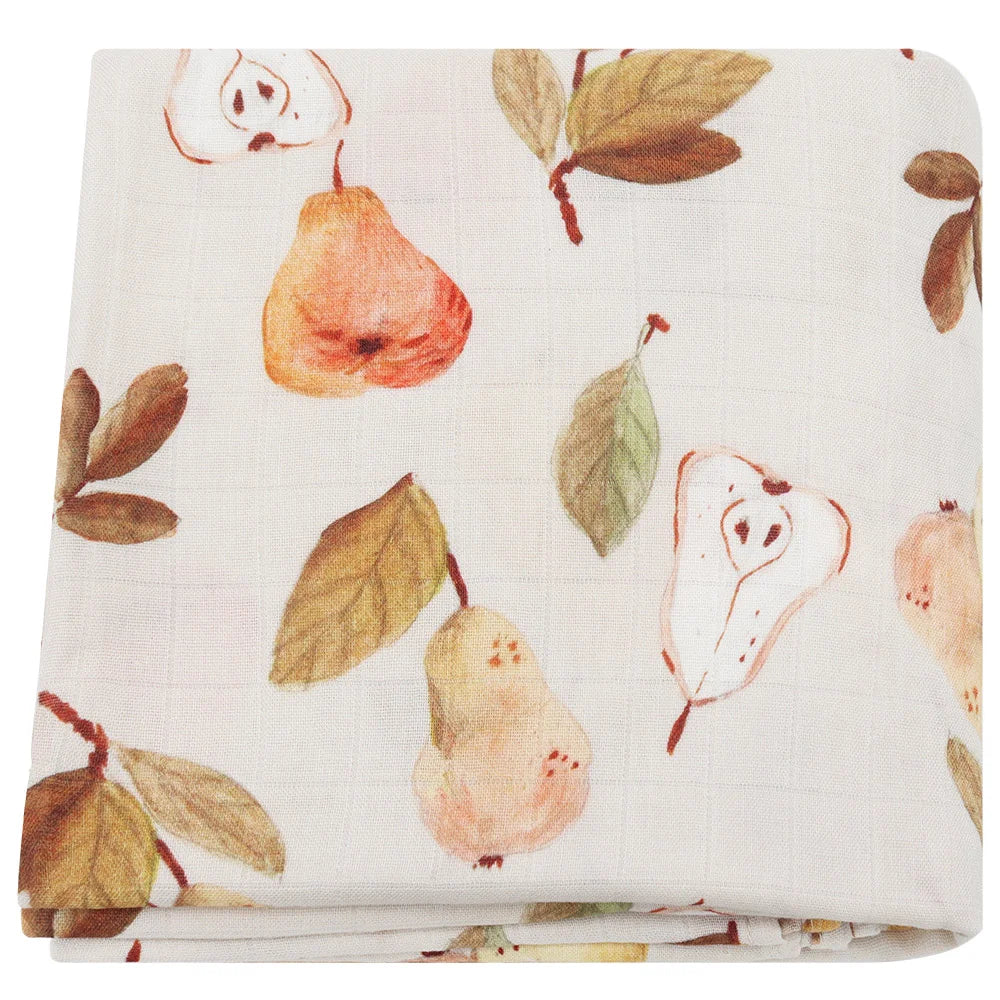 Extra Large Pear Bamboo Muslin