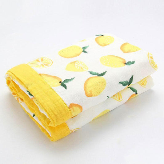 Four Layer Lemon Bamboo Blanket