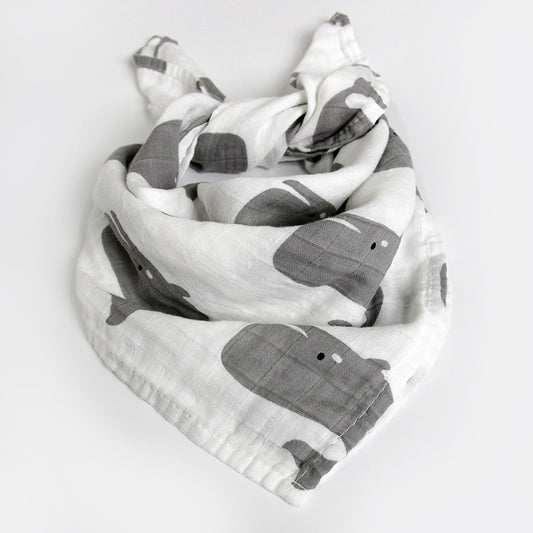 Whale Organic Cotton Muslin Square