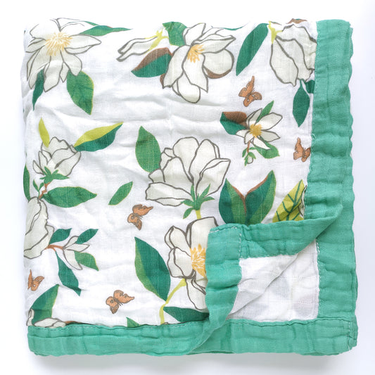 Four Layer Garden Bamboo Blanket