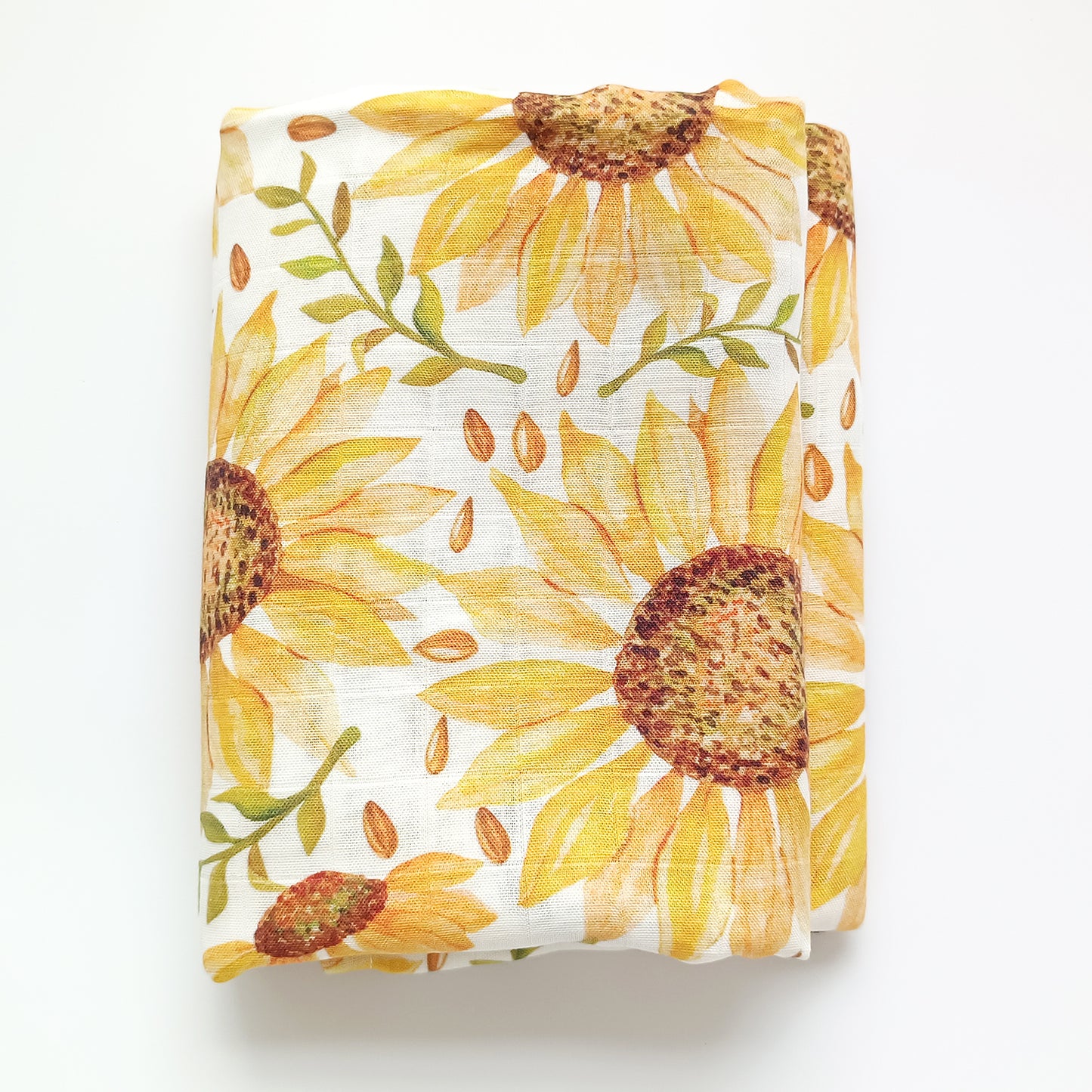 Extra Large Sunflower Bamboo Muslin