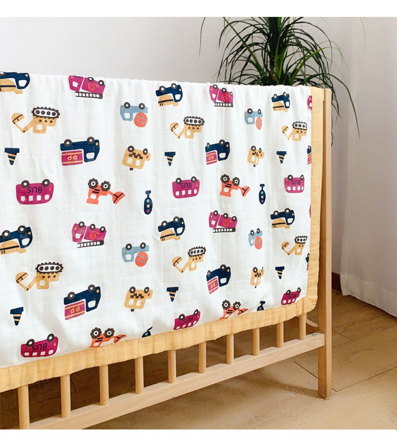 Four Layer Truck Bamboo Blanket