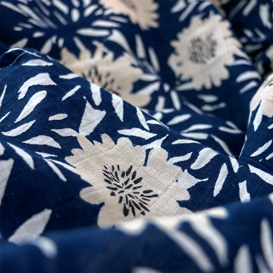 Extra Large Flower Cotton Muslin
