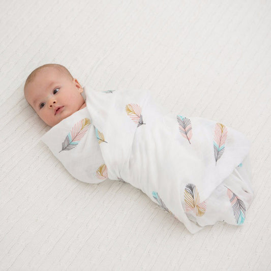 Extra Large Feather Bamboo Muslin