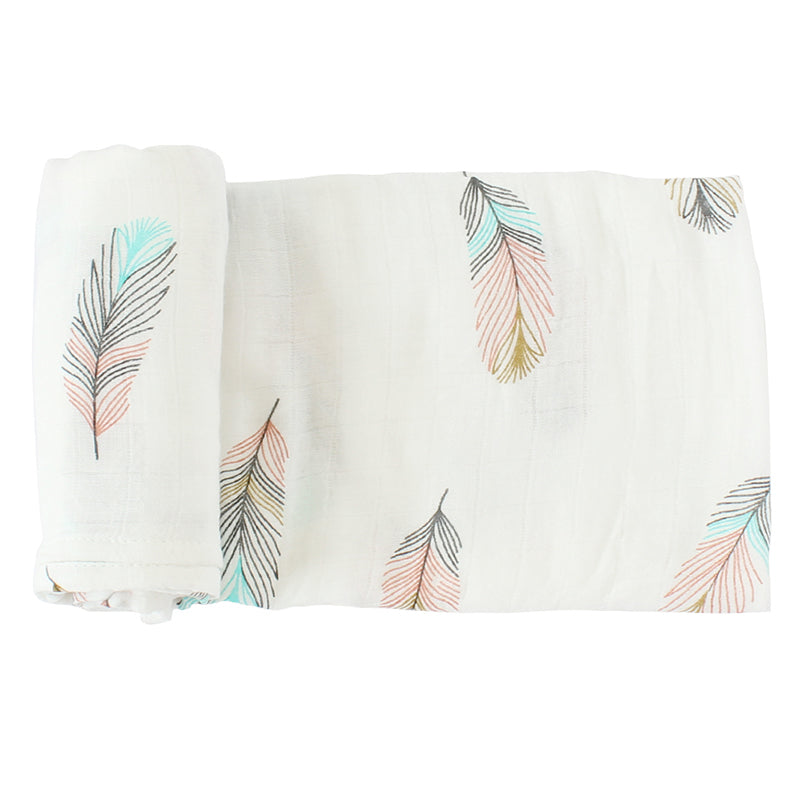 Extra Large Feather Bamboo Muslin