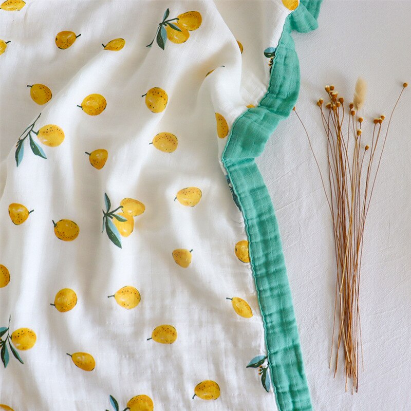 Four Layer Lemon Bamboo Blanket