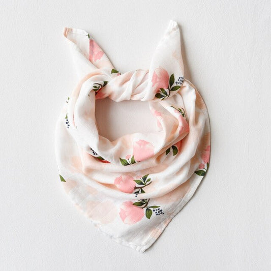 Floral Bamboo Muslin Square