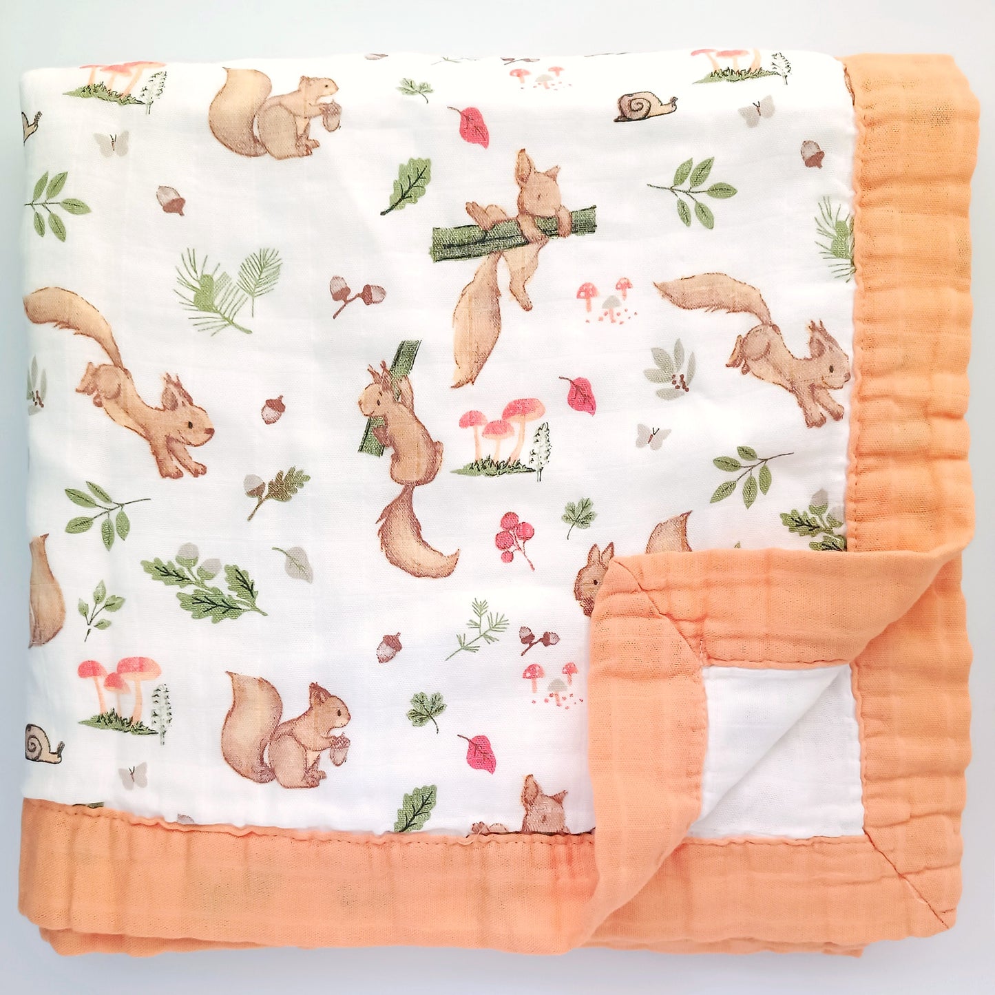Four Layer Woodland Bamboo Blanket