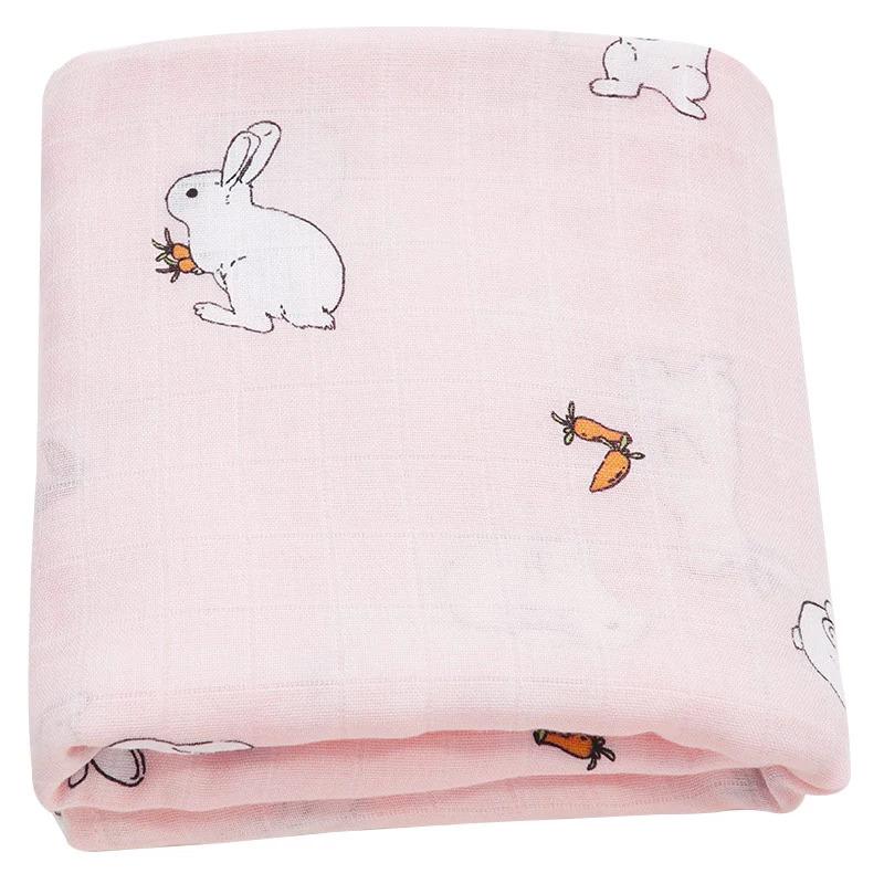 2 Pack Extra Large Bunny Bamboo Muslins