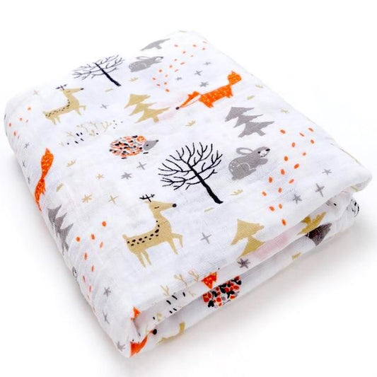 Extra Large Woodland Cotton Muslin