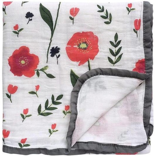 Four Layer Poppy Cotton Blanket