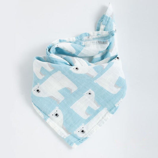 Polar Bear Organic Cotton Muslin Square