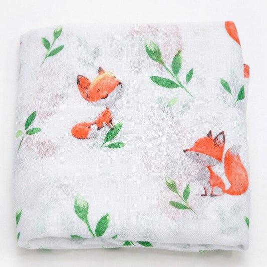 Extra Large Fox Bamboo Muslin
