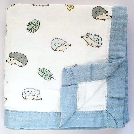 Four Layer Hedgehog Bamboo Blanket