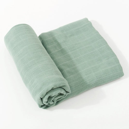 Extra Large Sage Bamboo Muslin