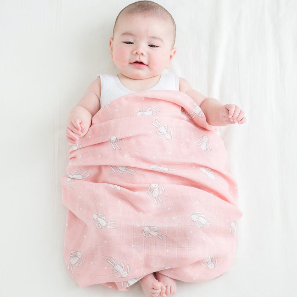 2 Pack Extra Large Bunny Bamboo Muslins