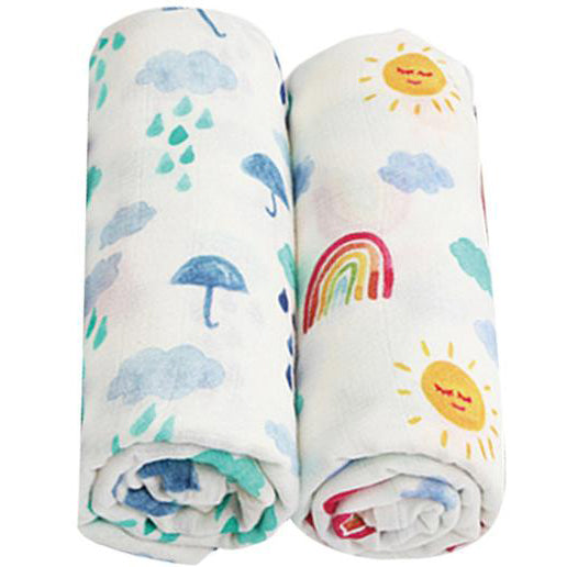 2 Pack Extra Large Weather Bamboo Muslins