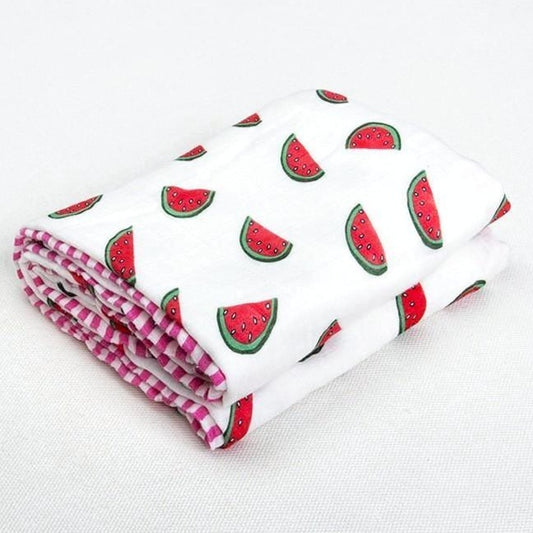 Four Layer Watermelon Bamboo Blanket